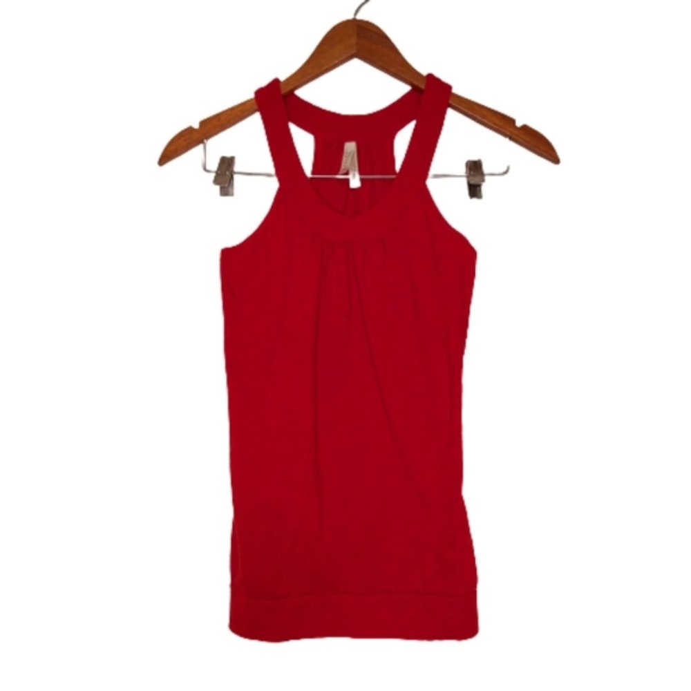 Red, Col Story, Halter Tank Top, SMALL